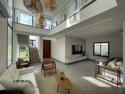 Casa - Sobrado Novo com 3 dormitórios (sendo 3 suite(s)) a 1200,00 metros praia.