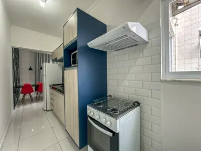Apartamento - Loft Residencial Fechado com 1 quartos (sendo 0 suite(s)) a 20,00 metros praia.