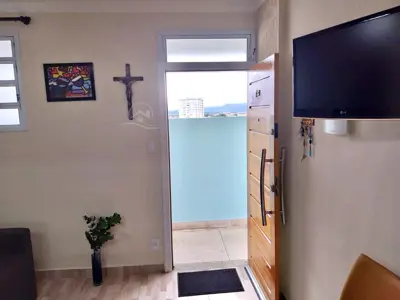 Apartamento - Alto com 1 quartos  a 10,00 metros praia.