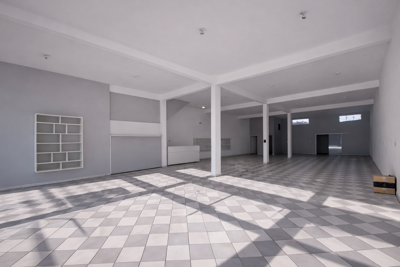 Comercial - Salão de Esquina com  quartos  a 400,00 metros praia.