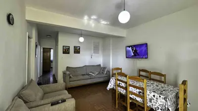 Apartamento - Alto com 2 quartos  a 0,00 metros praia.