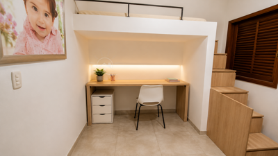 Casa - Térrea com Edícula com 3 quartos (sendo 1 suite(s)) a 73,00 metros praia.