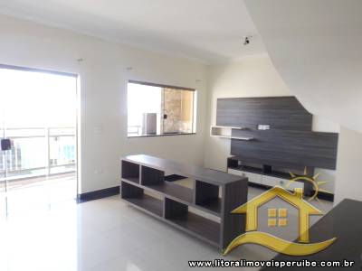 Apartamento - Edifício Nova Peruíbe com 3 dormitórios (sendo 1 suite(s)) a 300,00 metros praia.