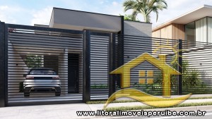 Casa - Térrea com piscina com 3 dormitórios (sendo 1 suite(s)) a 0,00 metros praia.