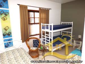 Casa - Térrea com 3 quartos (sendo 1 suite(s)) a 250,00 metros praia.
