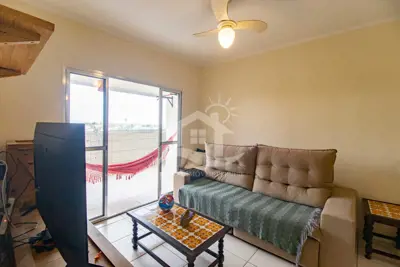 Apartamento - Amplo com 2 dormitórios (sendo 1 suite(s)) a 900,00 metros praia.