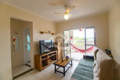 Apartamento - Amplo com 2 dormitórios (sendo 1 suite(s)) a 900,00 metros praia.